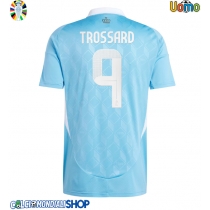 Maglie da calcio Belgio Leandro Trossard #9 Seconda Maglia Europei 2024 Manica Corta